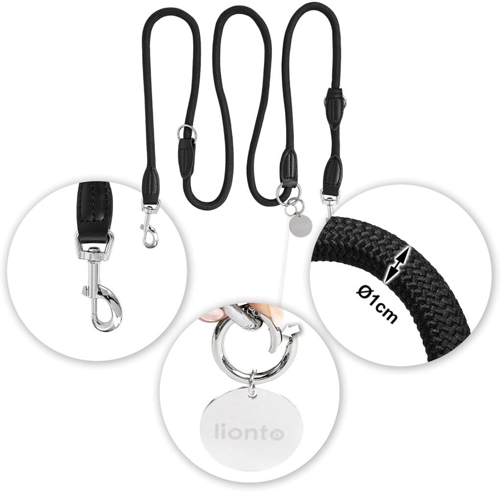 Ultimative Lionto Multifunktionsleine verstellbar für alle Hunde – wetterfeste Umhängeleine bis 200 cm, robuste Hundeleine leicht zu reinigen, vielseitige Führleine mit rostfreien Edelstahlkarabinern, schwarz 4 61VprvetBbL. AC SL1500 1 Hundeweltte Die besten Hundeprodukte & Haustierangebote