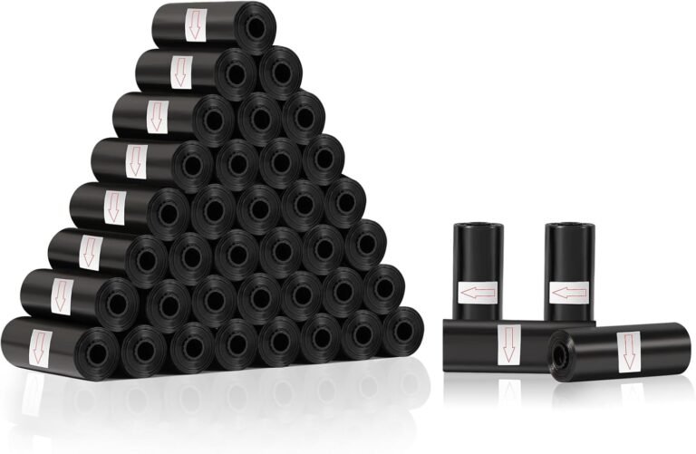 Diboniur 600 Stück Hundekotbeutel, Schwarze Kotbeutel für Hunde, Robust und Auslaufsicher, Duftstofffrei (40 Rollen, 15 pro Rolle) 4 61kQFpLr2WL. AC SL1500 Hundeweltte Die besten Hundeprodukte & Haustierangebote