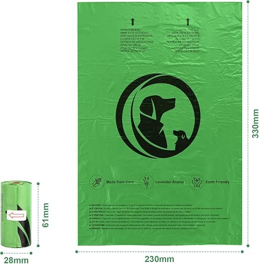 REVER GH51 Premium Hundekotbeutel, 300 Stück – Biologisch abbaubar, auslaufsicher & extra dick, mit Lavendelduft (20 Rollen, 15 pro Rolle) 4 61lY9bjpAwL. AC SX522 1 Hundeweltte Die besten Hundeprodukte & Haustierangebote
