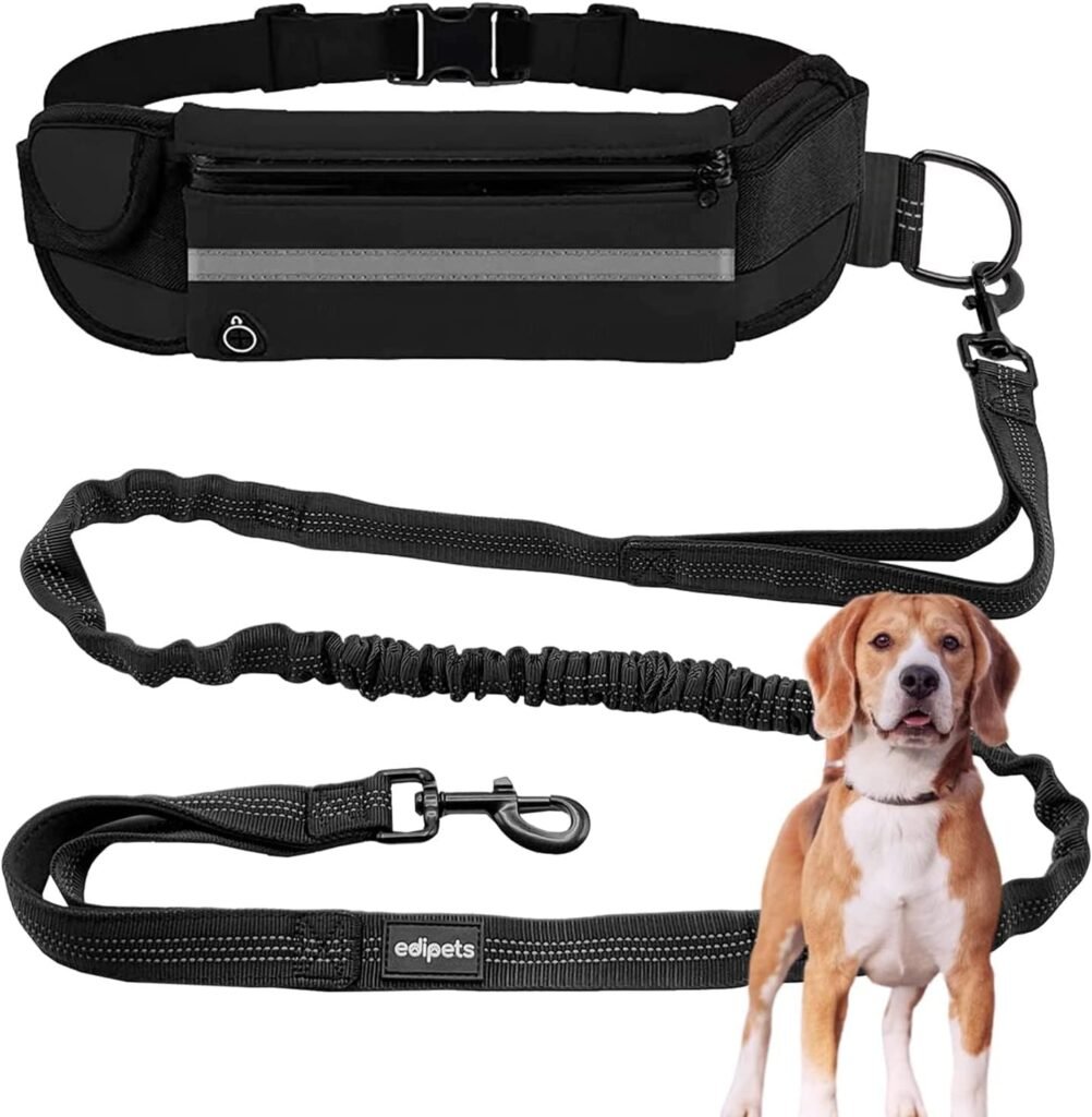 Edipets Premium Joggingleine für Hunde – Freihändig, Reflektierend, Anti-Stress Gurtband, 160–220 cm (Schwarz) 6 712LpSZJTYL. AC SL1465 3 Hundeweltte Die besten Hundeprodukte & Haustierangebote