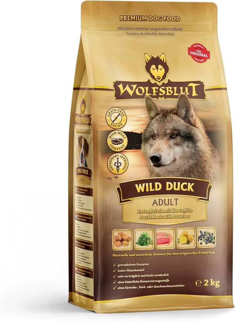 Wolfsblut Wild Duck Adult 2 kg – Ultimatives getreidefreies Ente-Trockenfutter für ausgewachsene Hunde 3 812a Y1G8ZL. AC SL1500 1 Hundeweltte Die besten Hundeprodukte & Haustierangebote