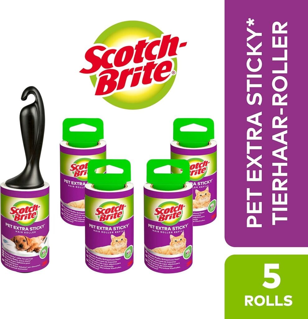 Scotch-Brite Premium Fusselrolle – Effektive Entfernung von Tierhaaren, Fusseln und Staub 1 81rkfyLVQHL. AC SL1500 1 Hundeweltte Die besten Hundeprodukte & Haustierangebote