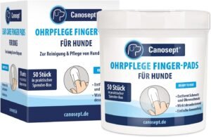 Canosept Ohrpflege Finger-Pads – Premium Hygiene für Hundeohren | Sicherer Schutz vor Entzündungen (50 Stück)Power Words: Premium, Sicherer, Schutz