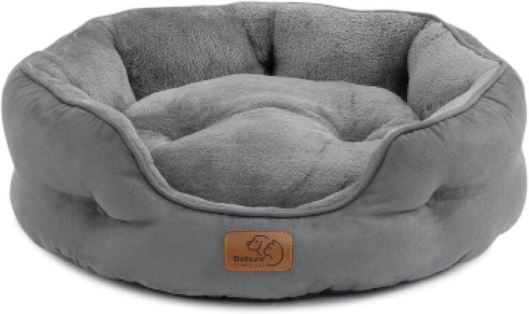 Bedsure Premium Waschbares Katzenbett – 51 x 48 x 15 cm, kuscheliges Doppel-Innenkissen, ideal für Katzen und kleine Hunde, Grau 7 61KzuQguXML. AC SL1500 Hundeweltte Die besten Hundeprodukte & Haustierangebote