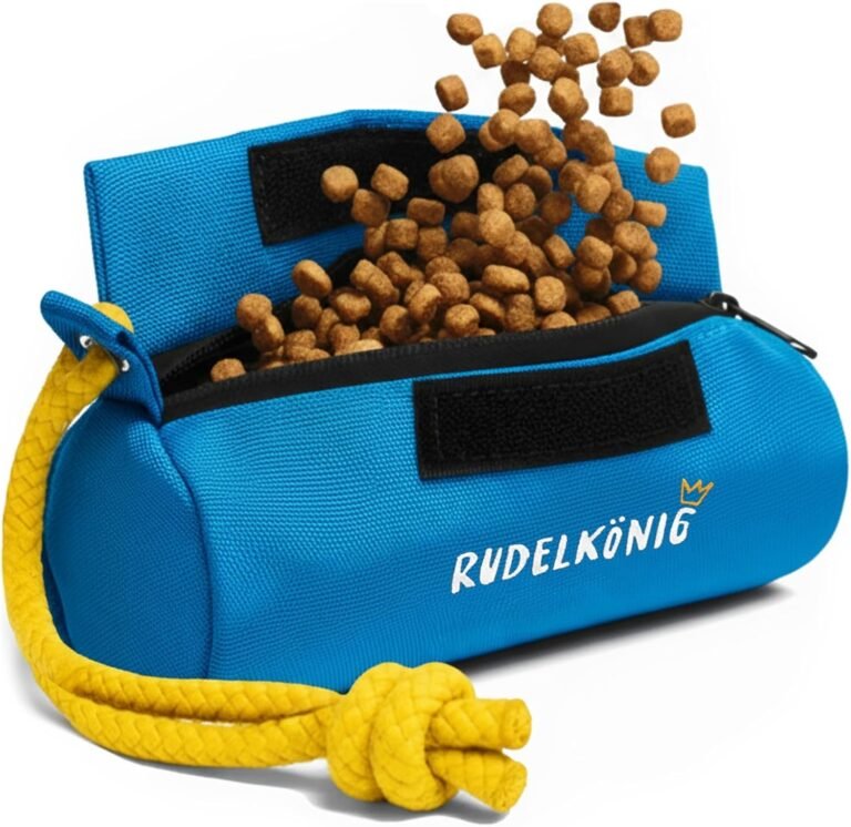 Rudelkönig Premium Futterbeutel für Hunde – Robuster Apportierbeutel für Leckerlies u