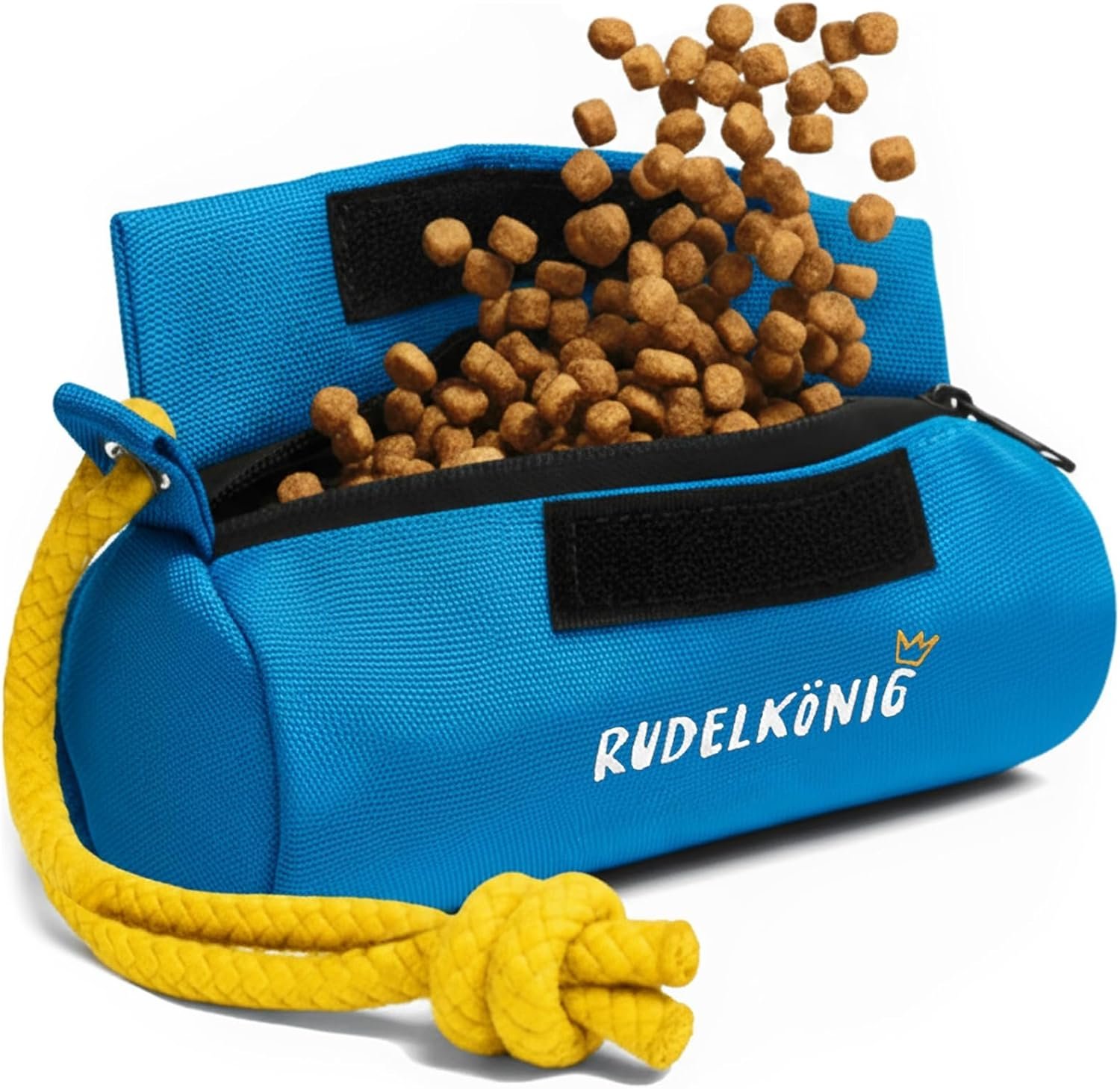 Rudelkönig Premium Futterbeutel für Hunde – Robuster Apportierbeutel für Leckerlies u